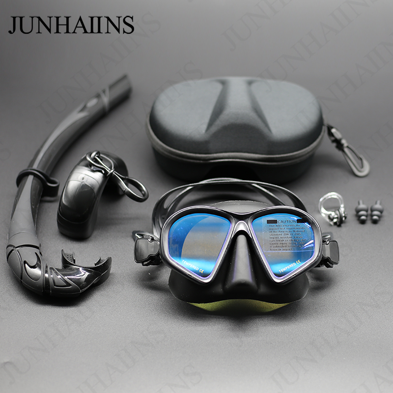 Wet Low Capacity Tempered Glas - огляд і ціна Freediving Mask Set
