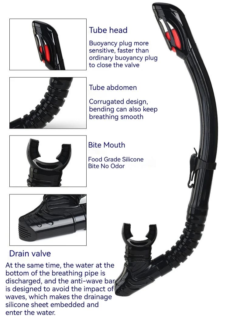 WAVE Professional Snorkeling C - огляд і ціна Freediving Mask Set