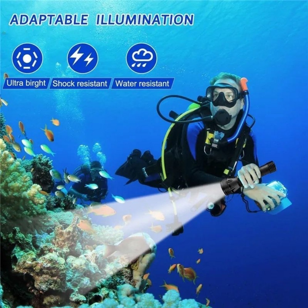 Professional Scuba Diving Flas - огляд і ціна Underwater Flashlight