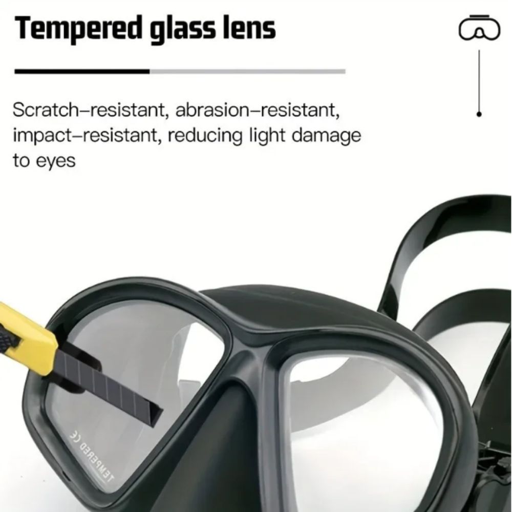 Tempered Glass Freediving Mask - огляд і ціна Freediving Mask Set