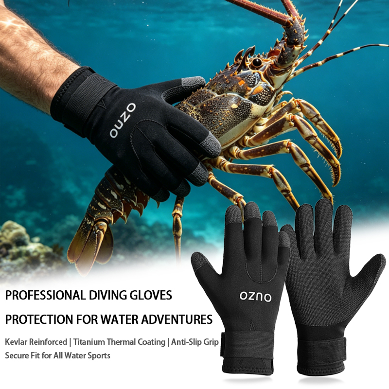 3mm Diving Gloves - CR Titaniu - огляд і ціна Wetsuit 3Mm Neoprene