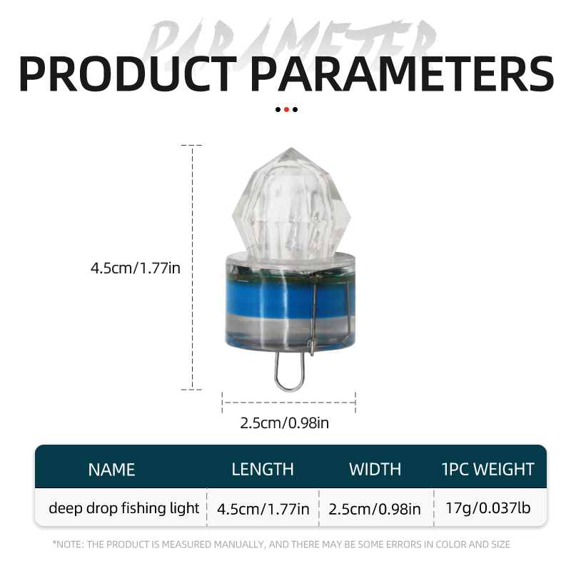 ShareShark 5pcs LED Fishing La - огляд і ціна Underwater Flashlight